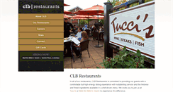 Desktop Screenshot of clbrestaurants.com