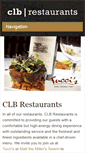 Mobile Screenshot of clbrestaurants.com